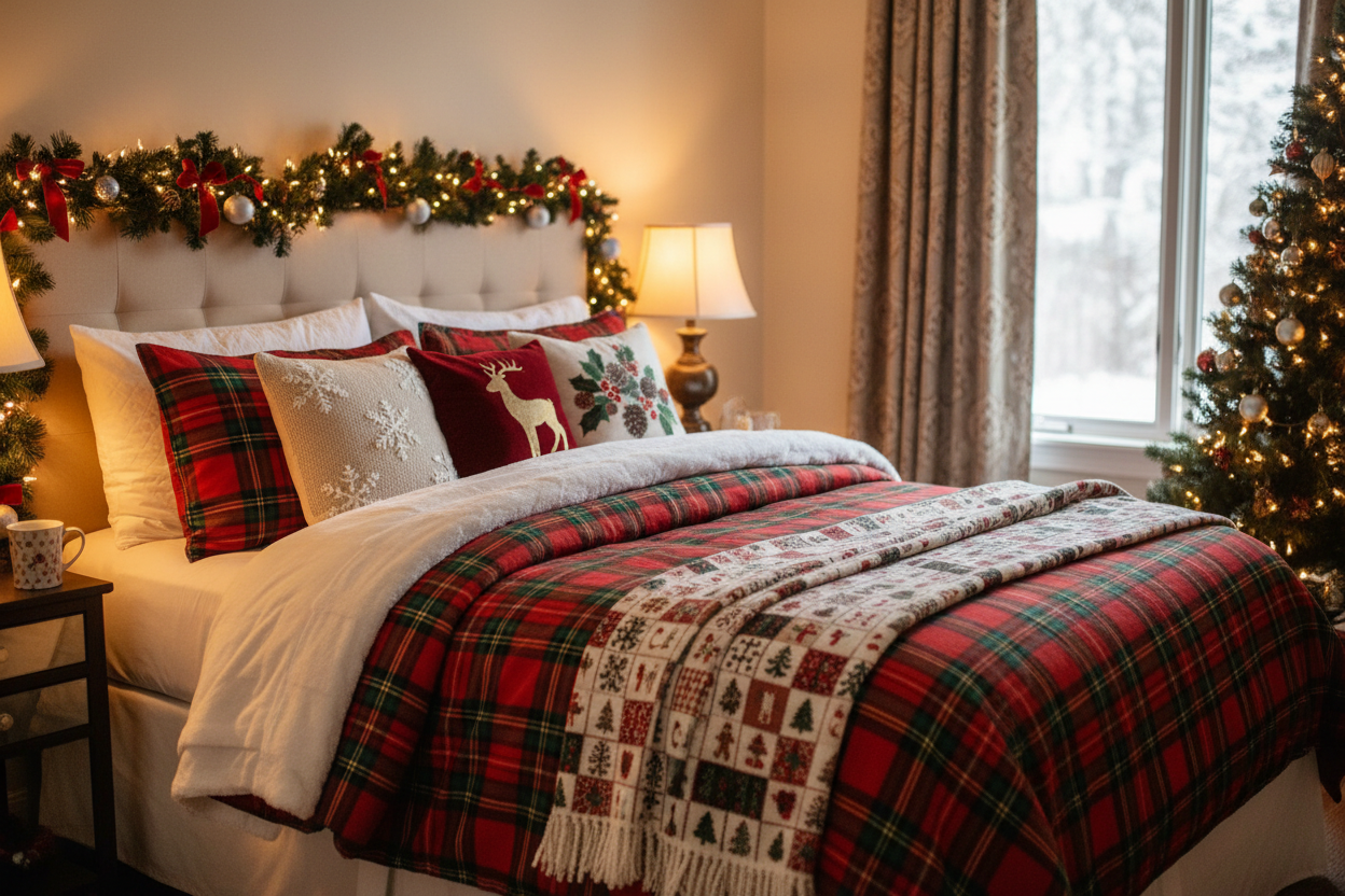 Christmas bed sheets/ blankets