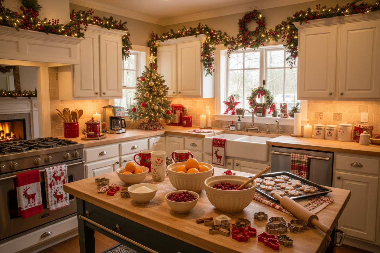 Christmas kitchen items