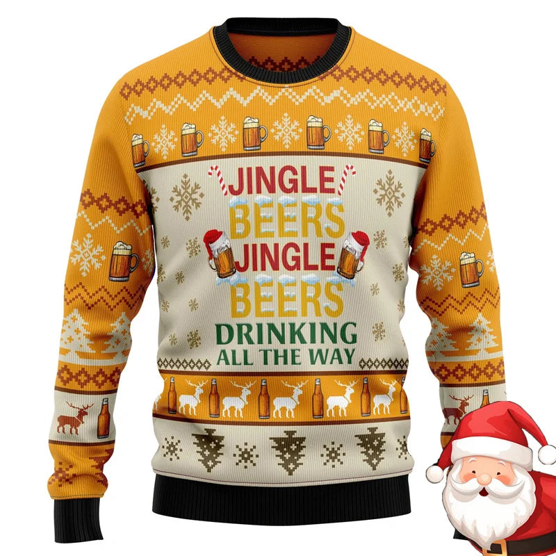 Christmas Family Party Beer Sweater