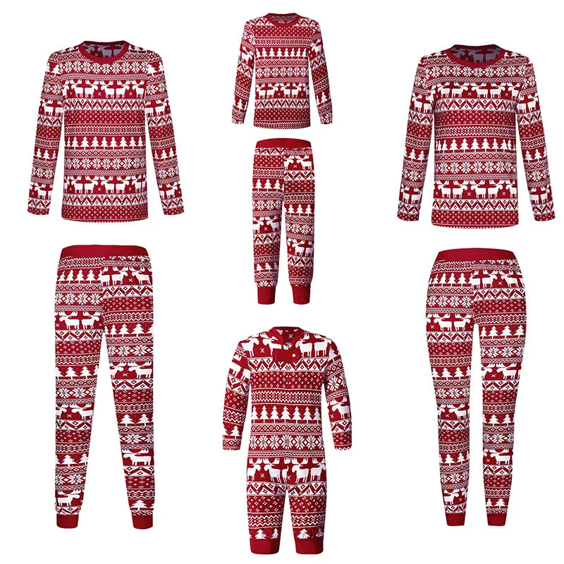 Family Matching Outfits Christmas Pajamas Sets