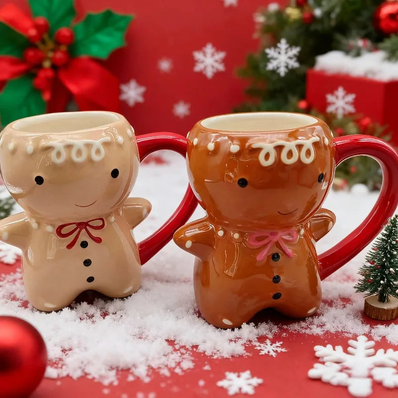 300ml Ceramic Christmas Gingerbread mug
