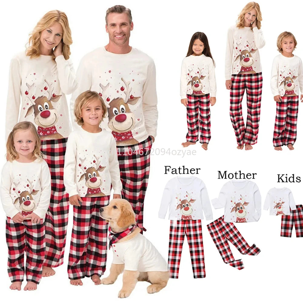 Christmas Pajamas Family Matching Outfits Sets