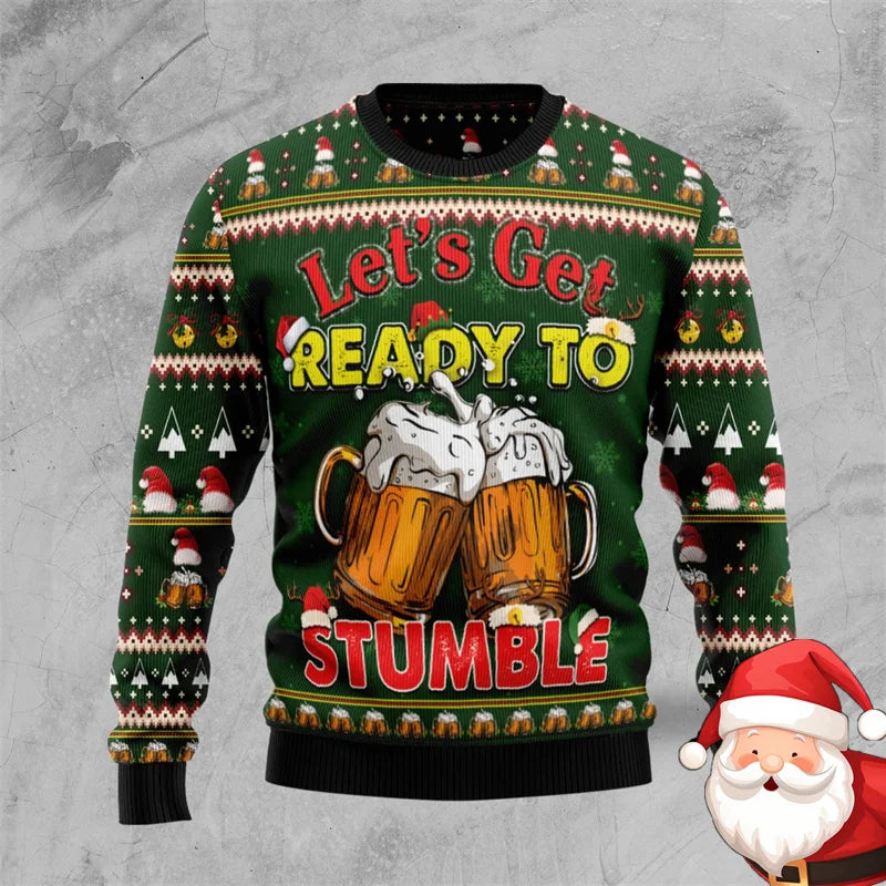 Christmas Family Party Beer Sweater