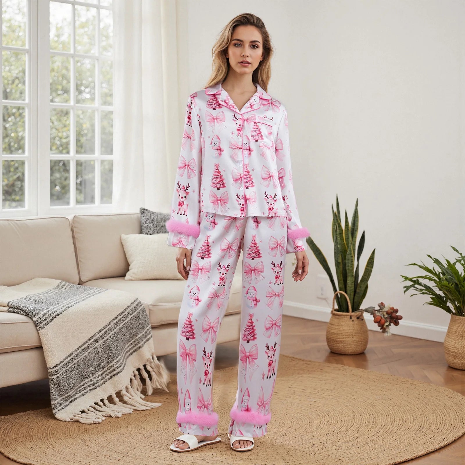 Mommy and Me Christmas Family Matching Pajamas