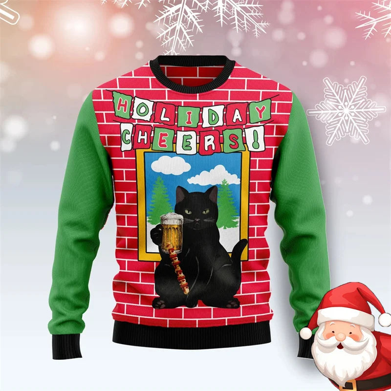 Christmas Family Party Beer Sweater