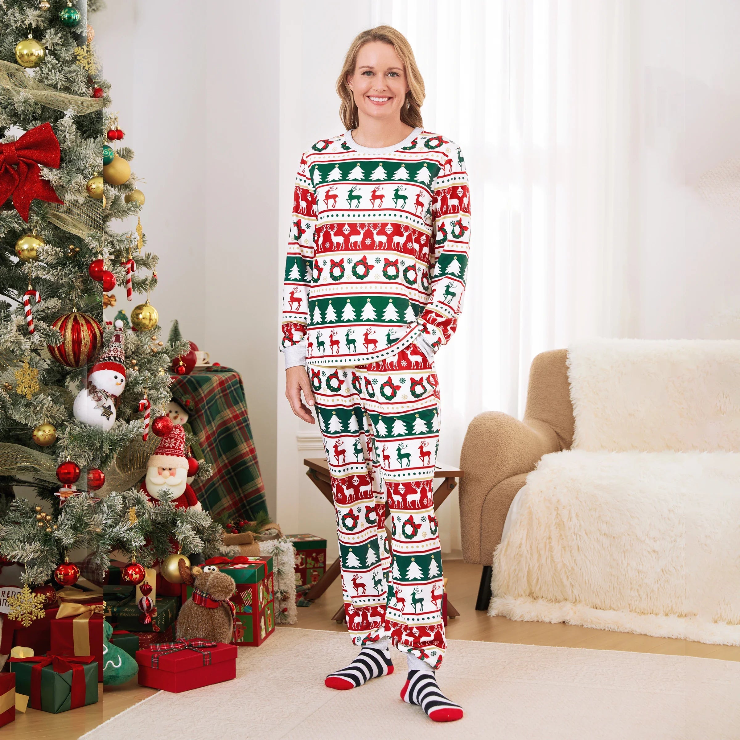 Family Christmas Pajamas Set