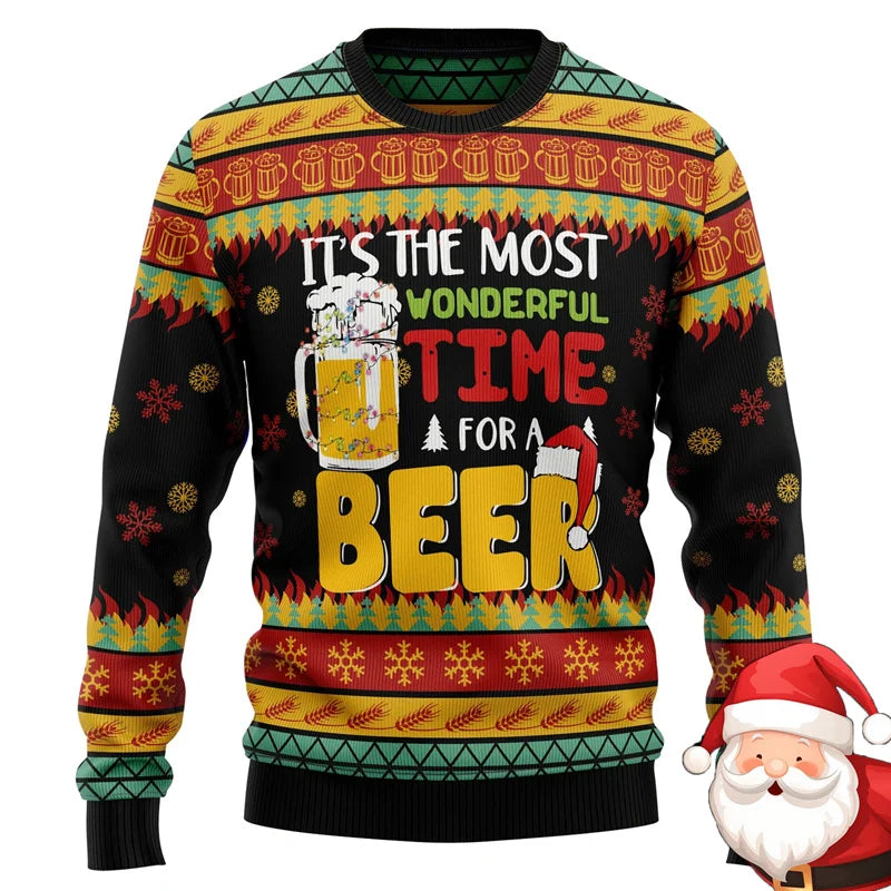 Christmas Family Party Beer Sweater