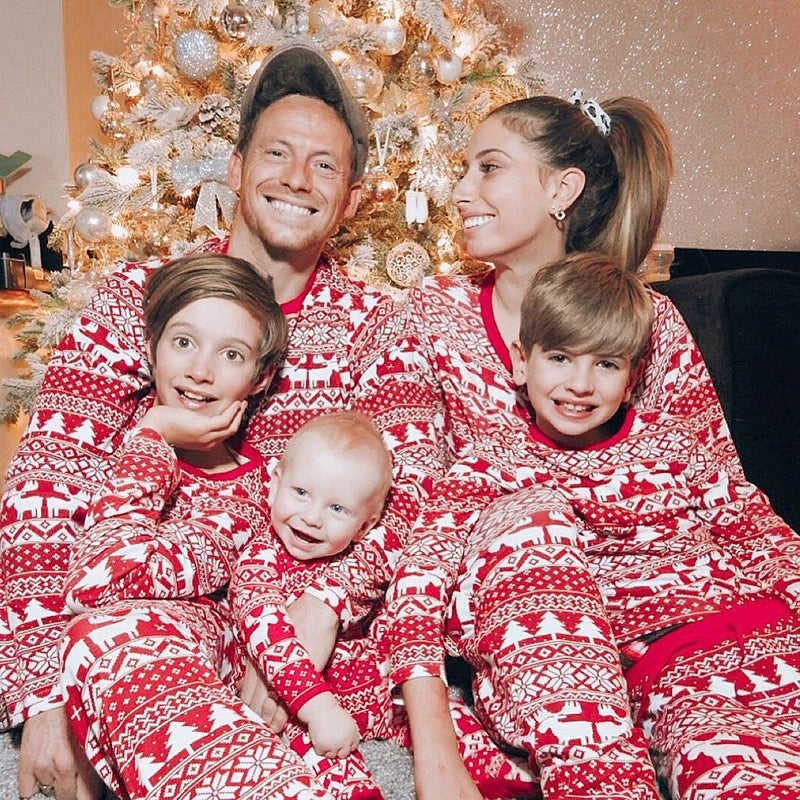 Family Matching Outfits Christmas Pajamas Sets