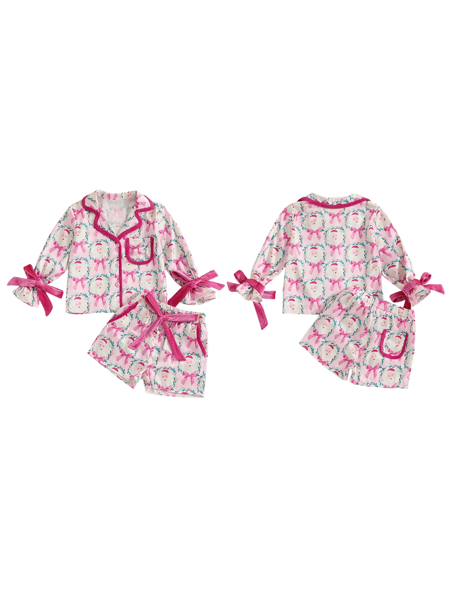 Mother and Daughter Matching Christmas Pajamas Set