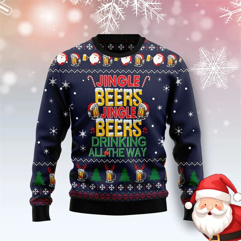 Christmas Family Party Beer Sweater