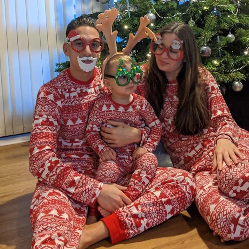 Family Matching Outfits Christmas Pajamas Sets