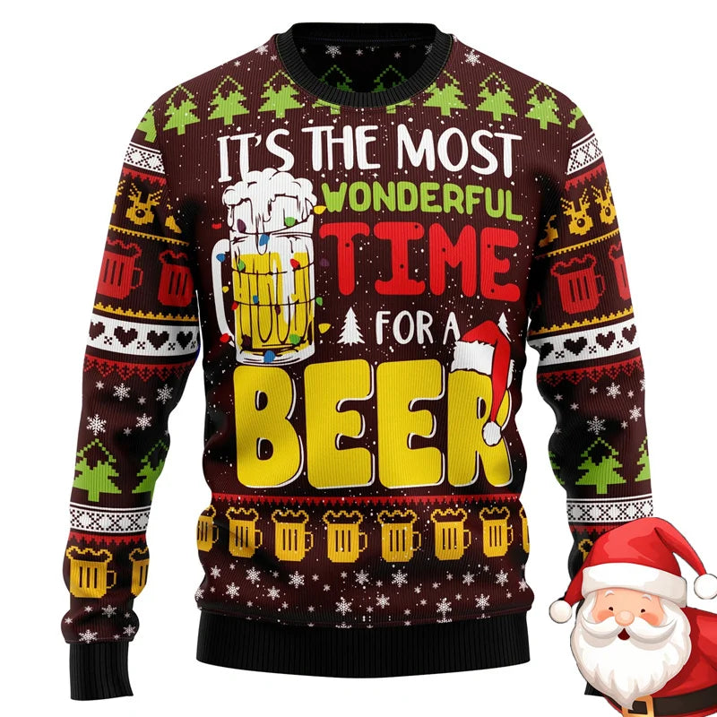 Christmas Family Party Beer Sweater