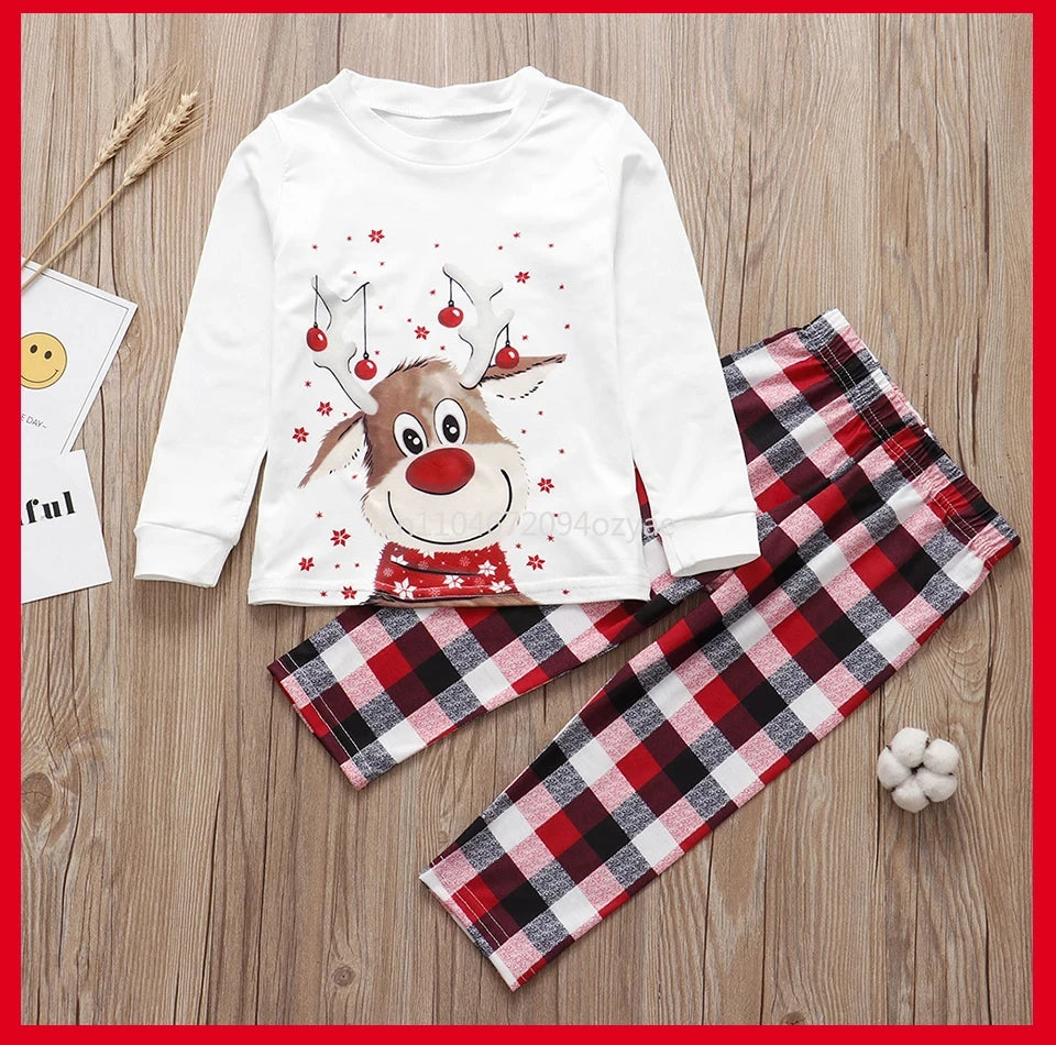 Christmas Pajamas Family Matching Outfits Sets