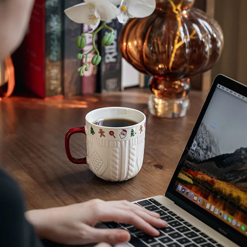 Ceramic Espresso Cups Porcelain Coffee Mugs Set