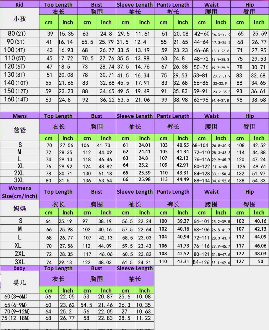 New Year's Clothes Family Matching Outfits