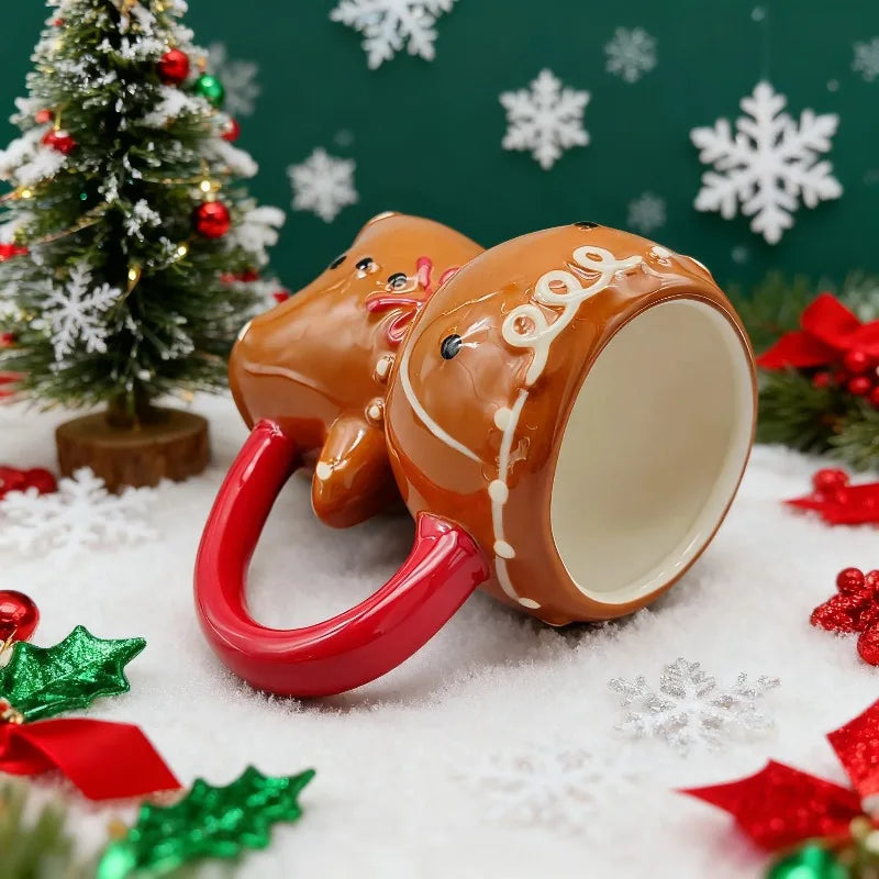 300ml Ceramic Christmas Gingerbread mug