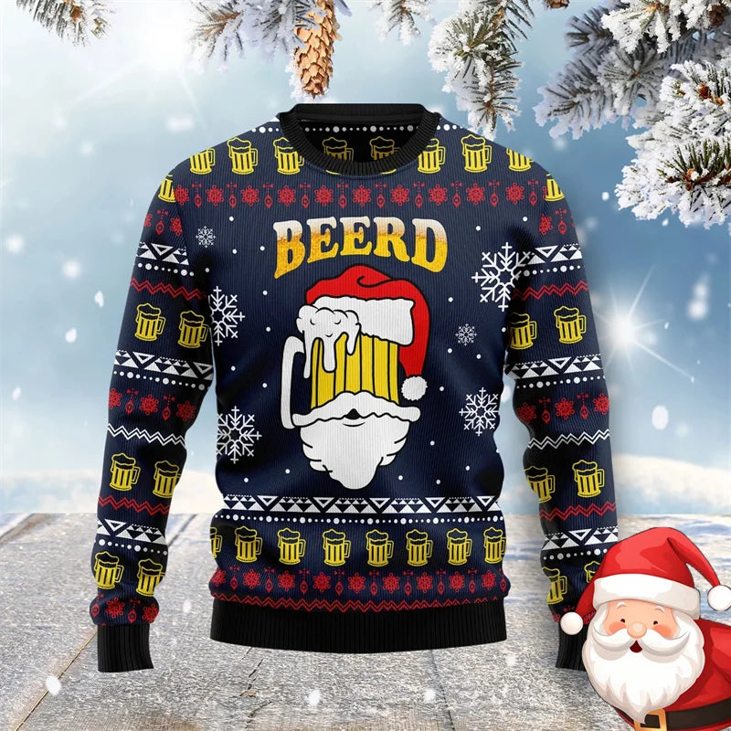 Christmas Family Party Beer Sweater