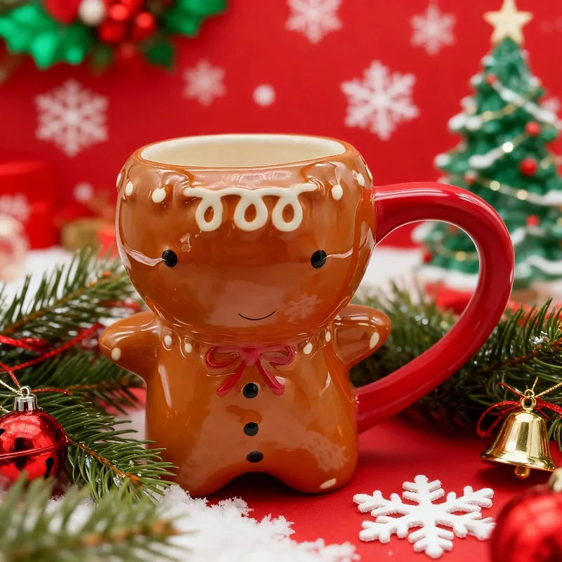 300ml Ceramic Christmas Gingerbread mug