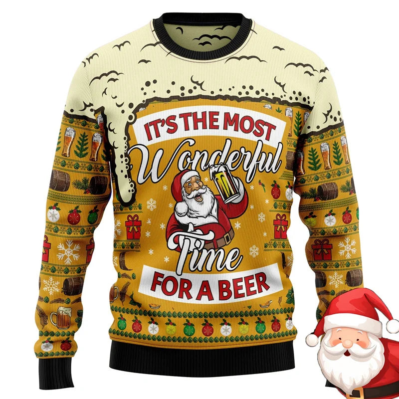 Christmas Family Party Beer Sweater