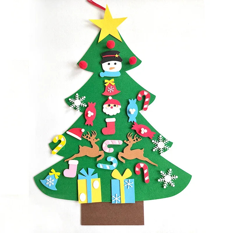 DIY Felt Christmas Tree for Toddler Feltpinetree