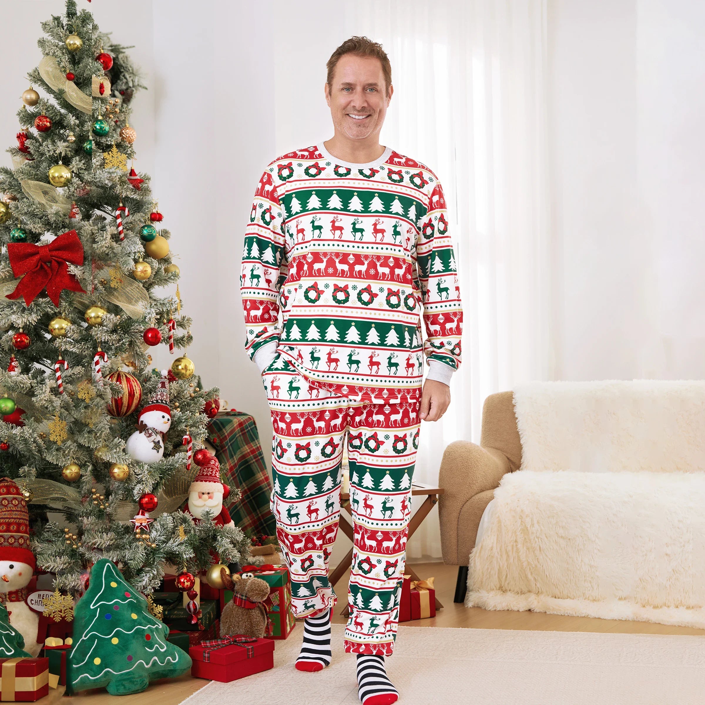Family Christmas Pajamas Set
