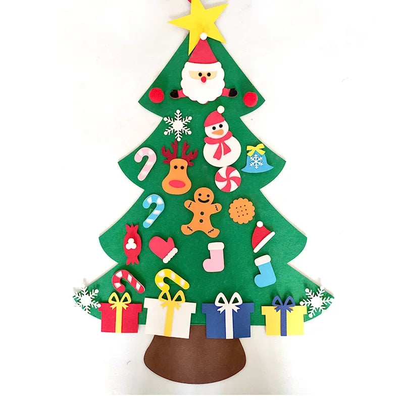 DIY Felt Christmas Tree for Toddler Feltpinetree