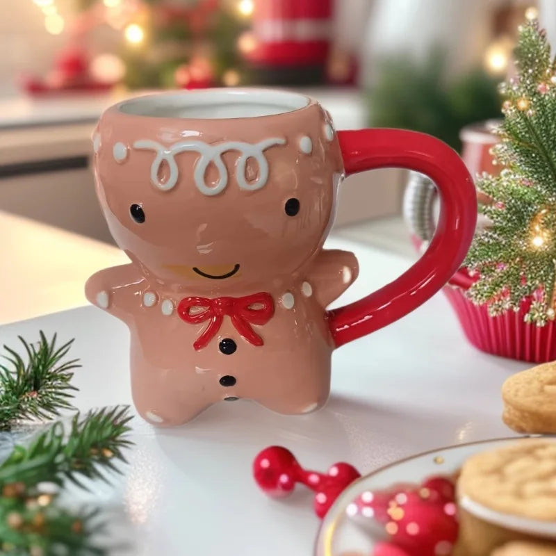 300ml Ceramic Christmas Gingerbread mug