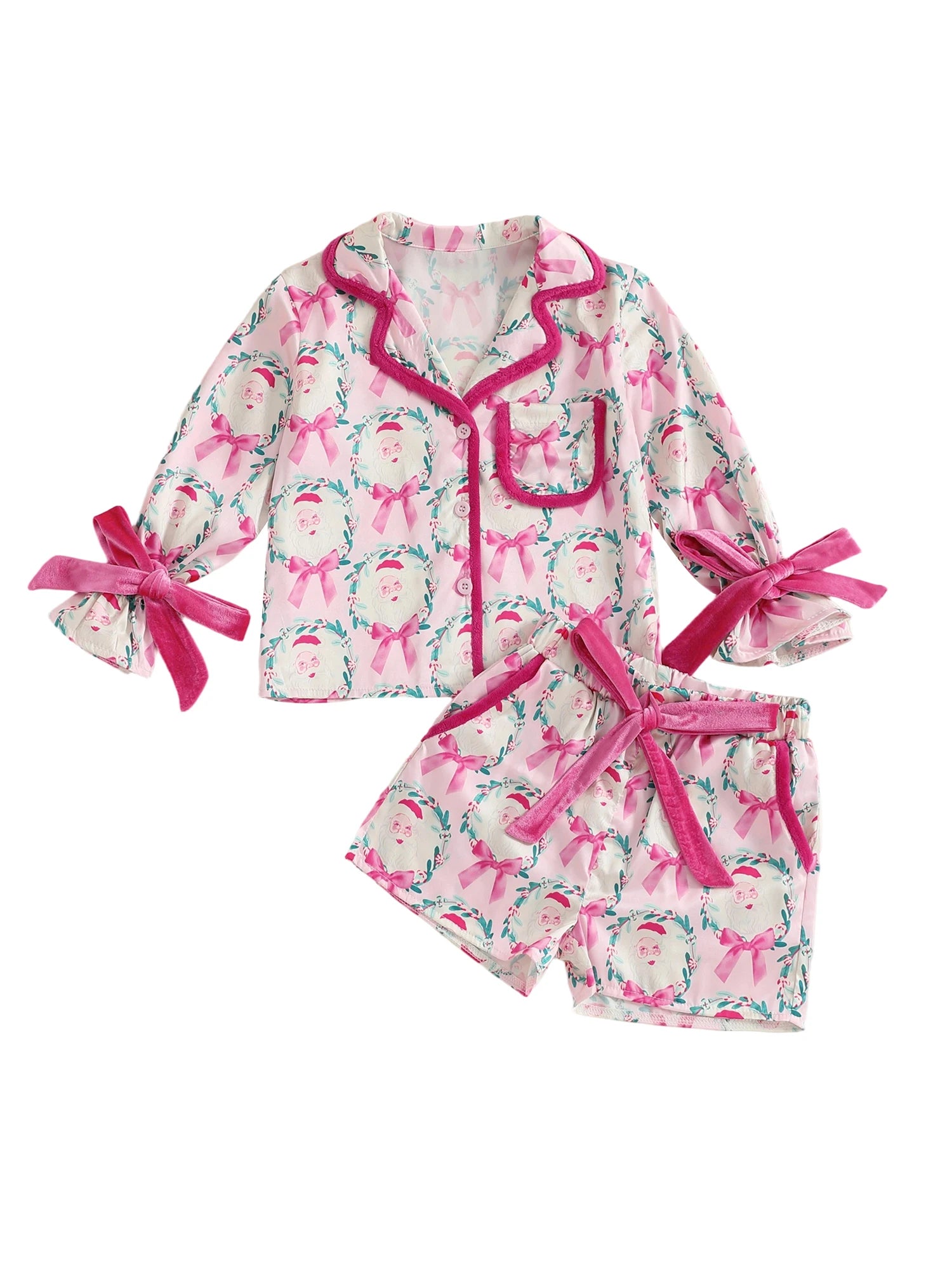 Mother and Daughter Matching Christmas Pajamas Set
