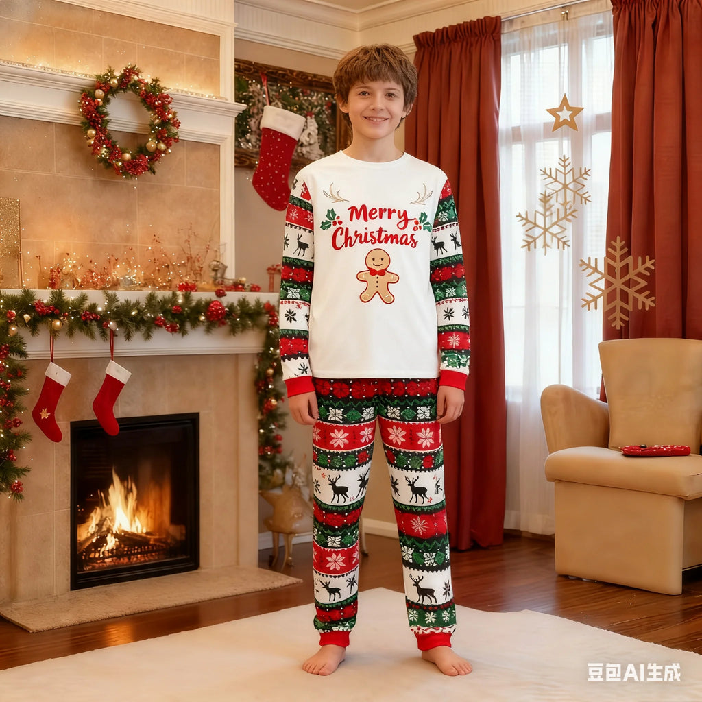 Christmas parent-child pajamas and pants set