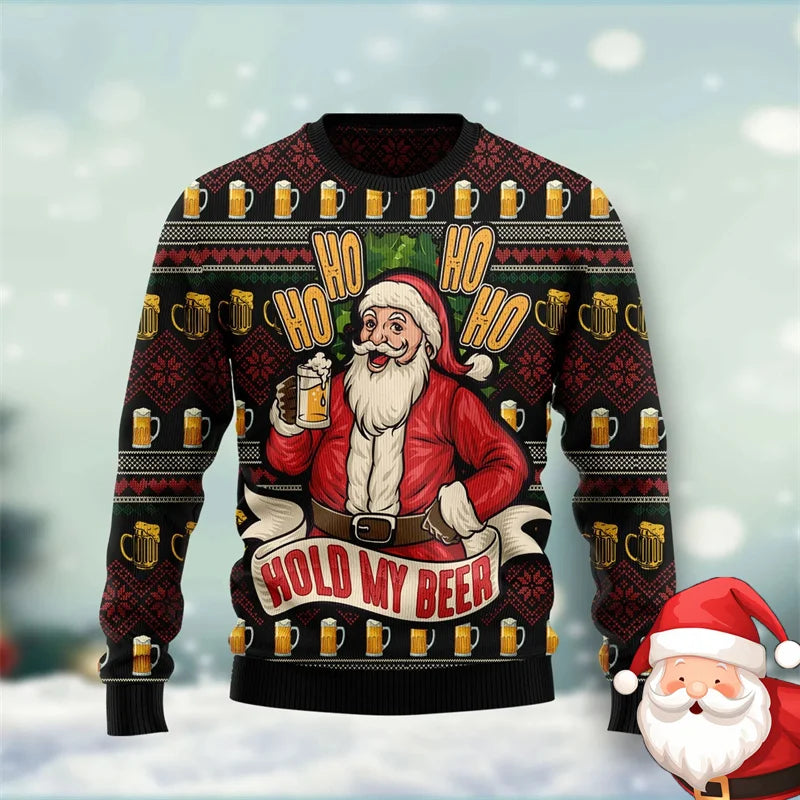 Christmas Family Party Beer Sweater