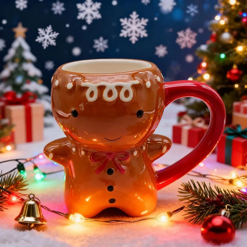 300ml Ceramic Christmas Gingerbread mug