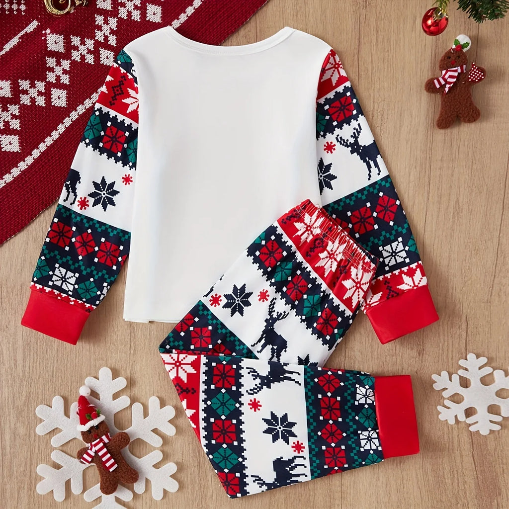Christmas parent-child pajamas and pants set