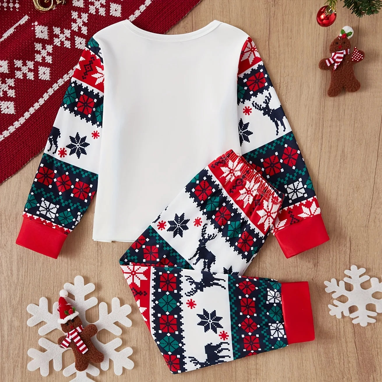 Christmas parent-child pajamas and pants set