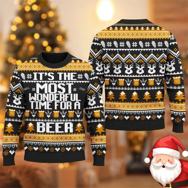 Christmas Family Party Beer Sweater