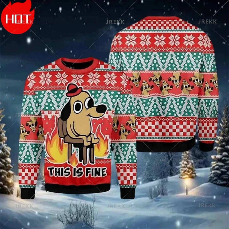 Merry Christmas 3D Printed Sweatshirts