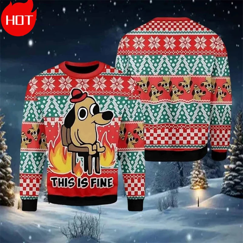 Merry Christmas 3D Printed Sweatshirts