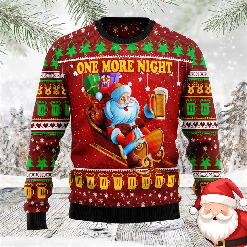 Christmas Family Party Beer Sweater