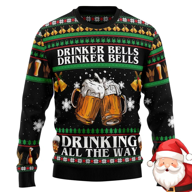 Christmas Family Party Beer Sweater